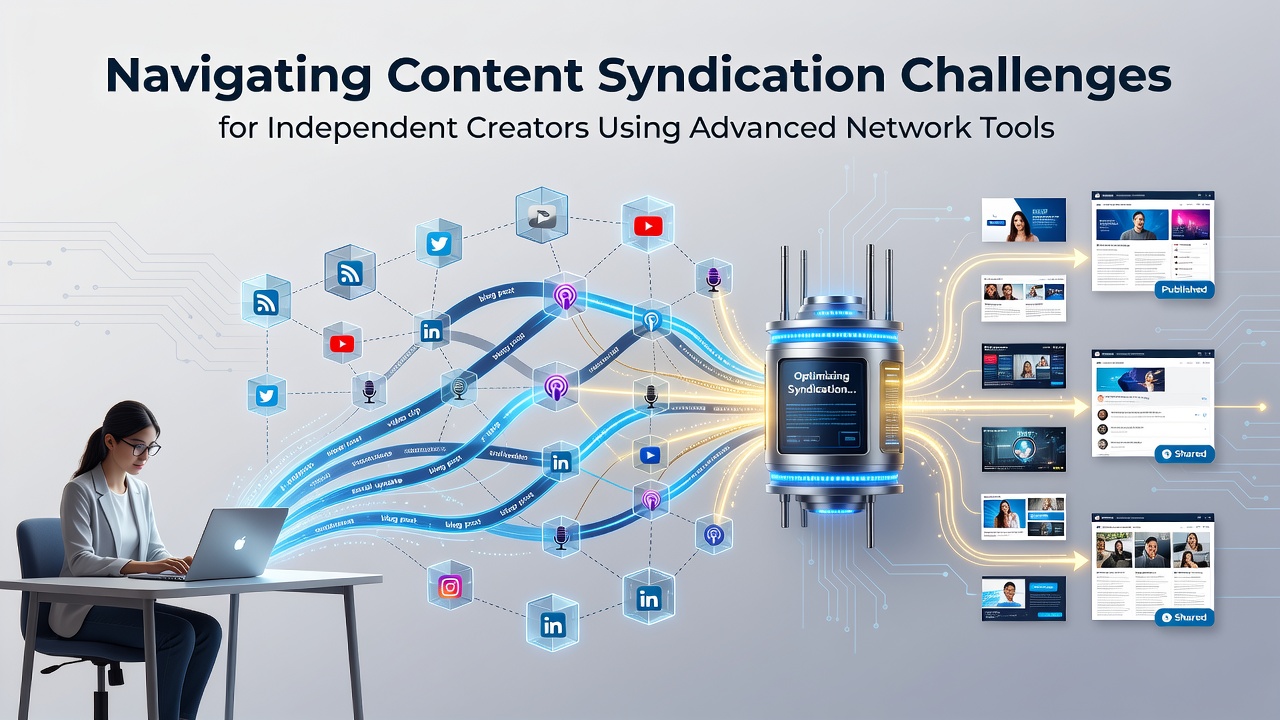 Navigating Content Syndication Challenges for Independent Creators Using Advanced Network Tools